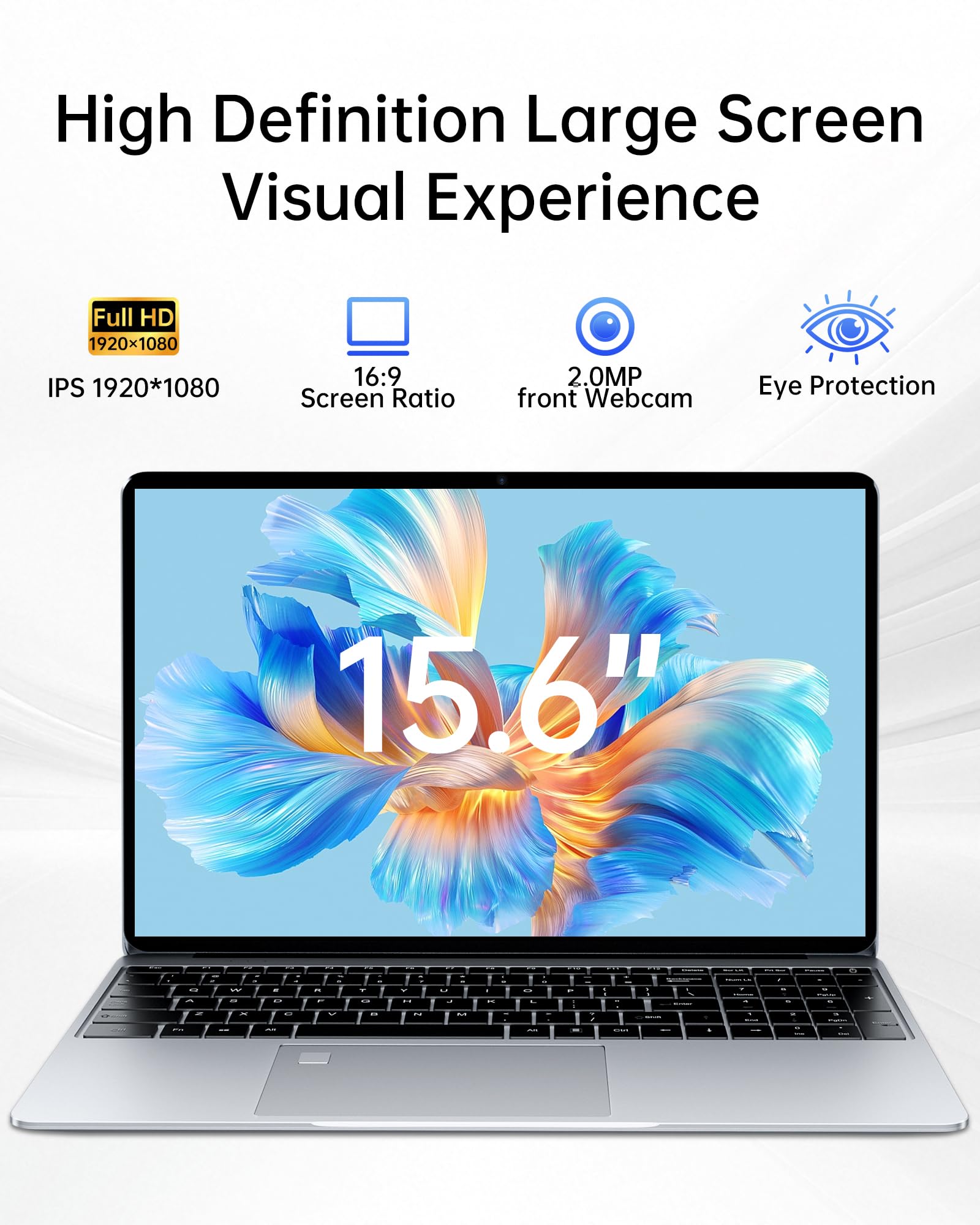 Amazon.com: DIXMAU 15.6“ 16GB RAM+512GB Laptop Computer, 4C4T N95